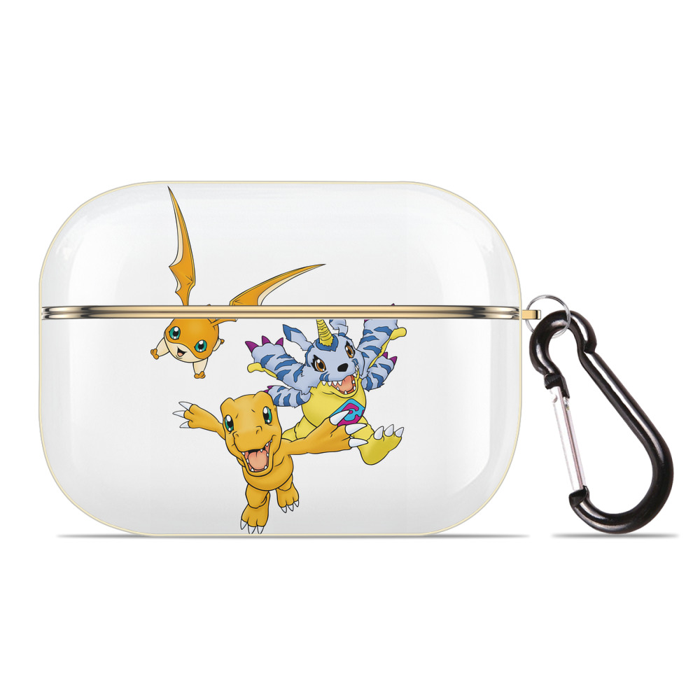 （画像用） Digimon デジタルモンスター/デジモン 【AirPods Pro用】ハードシェル保護ケース｜耐衝撃・防指紋・カラビナ付き商品仕様