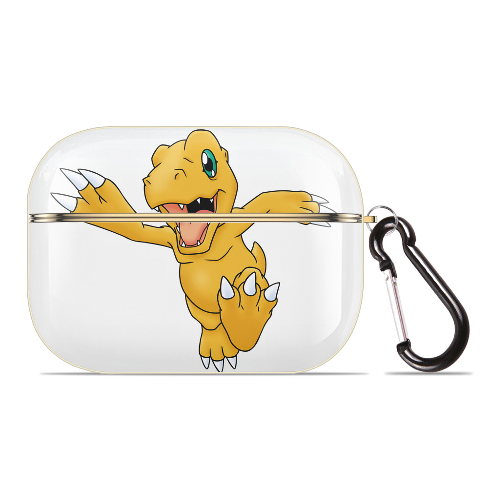 （画像用） Digimon デジタルモンスター/デジモン 【AirPods Pro用】ハードシェル保護ケース｜耐衝撃・防指紋・カラビナ付き商品仕様