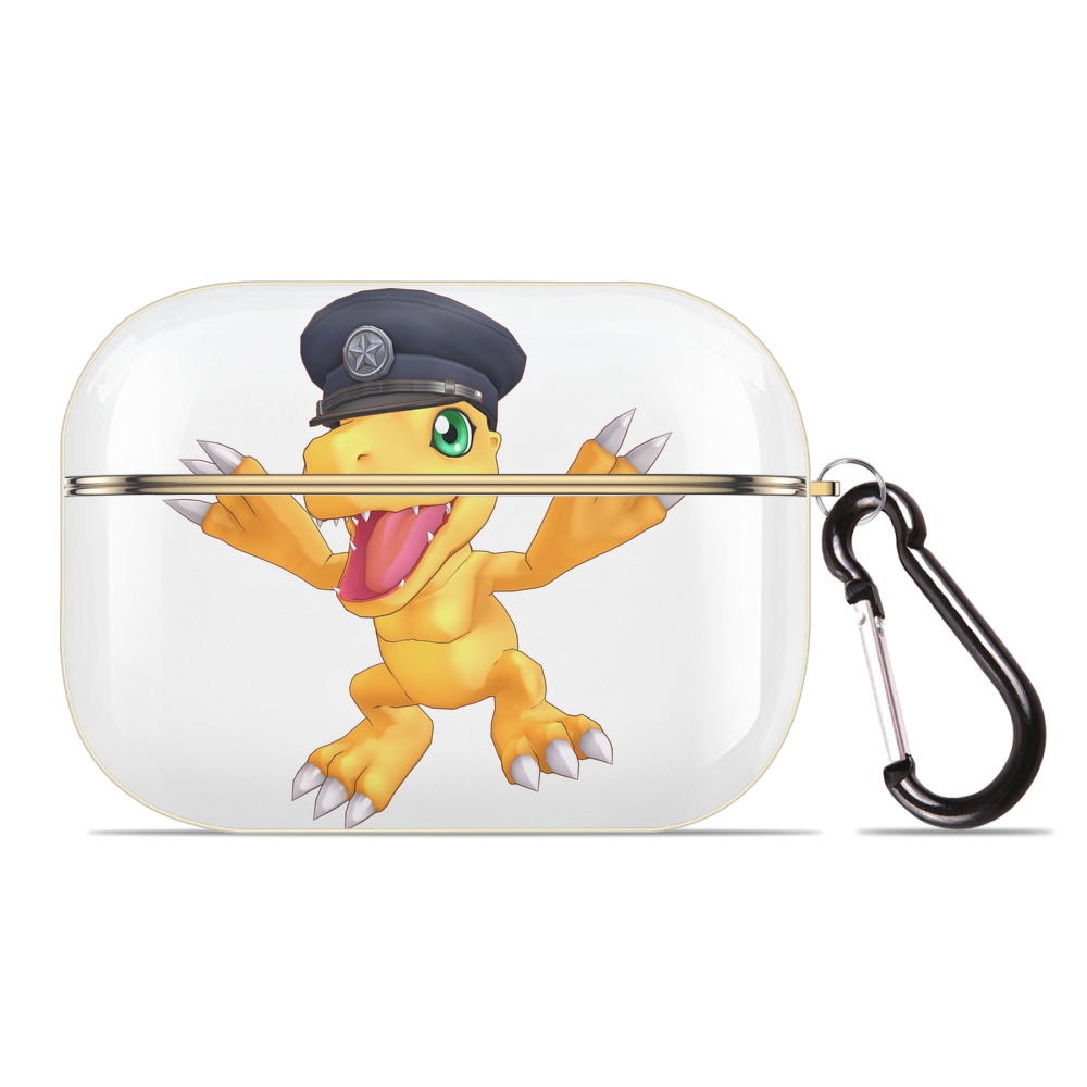 （画像用） Digimon デジタルモンスター/デジモン 【AirPods Pro用】ハードシェル保護ケース｜耐衝撃・防指紋・カラビナ付き商品仕様