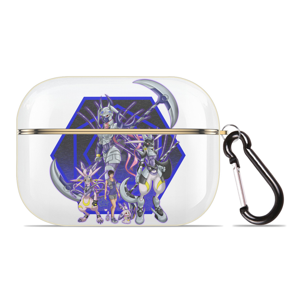 （画像用） Digimon デジタルモンスター/デジモン 【AirPods Pro用】ハードシェル保護ケース｜耐衝撃・防指紋・カラビナ付き商品仕様