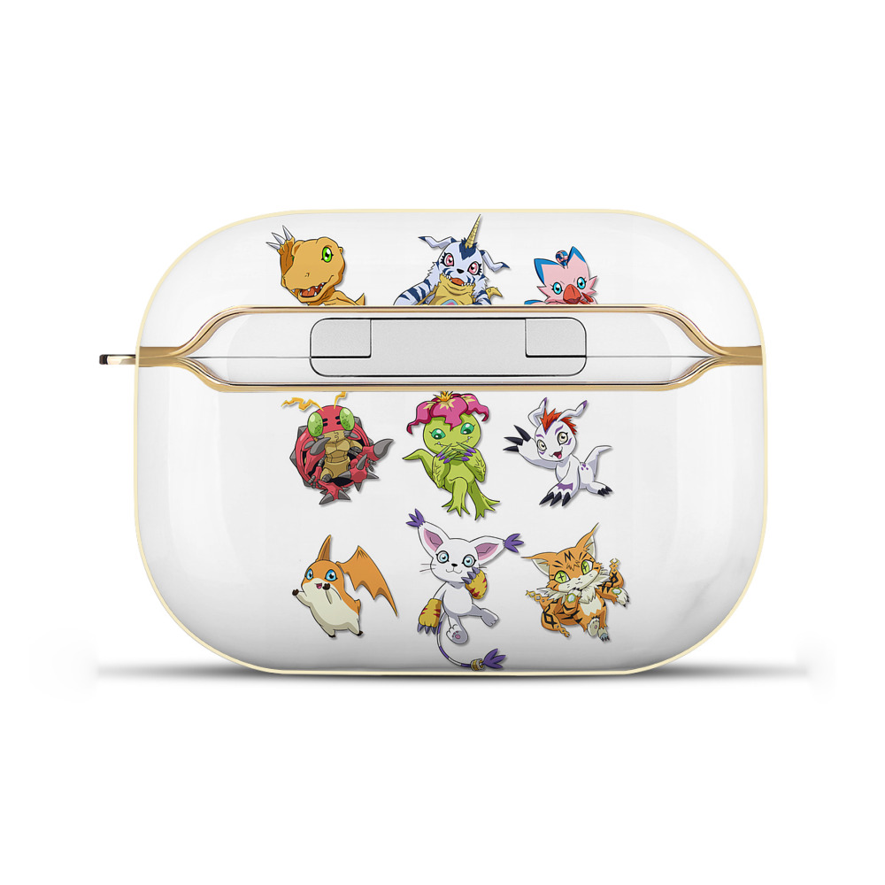（画像用） Digimon デジタルモンスター/デジモン 【AirPods Pro用】ハードシェル保護ケース｜耐衝撃・防指紋・カラビナ付き商品仕様