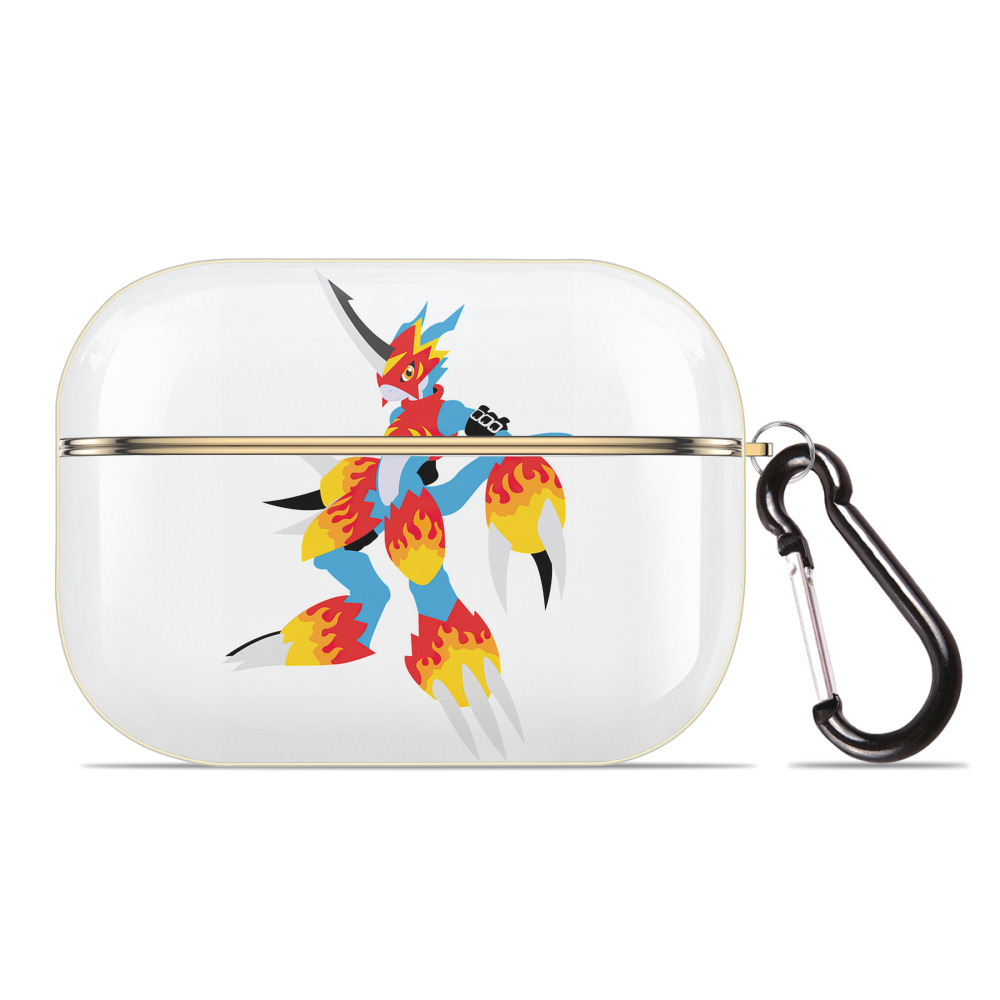 （画像用） Digimon デジタルモンスター/デジモン 【AirPods Pro用】ハードシェル保護ケース｜耐衝撃・防指紋・カラビナ付き商品仕様