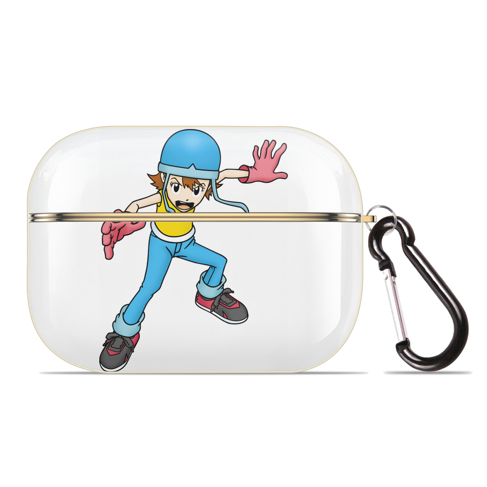 （画像用） Digimon デジタルモンスター/デジモン 【AirPods Pro用】ハードシェル保護ケース｜耐衝撃・防指紋・カラビナ付き商品仕様