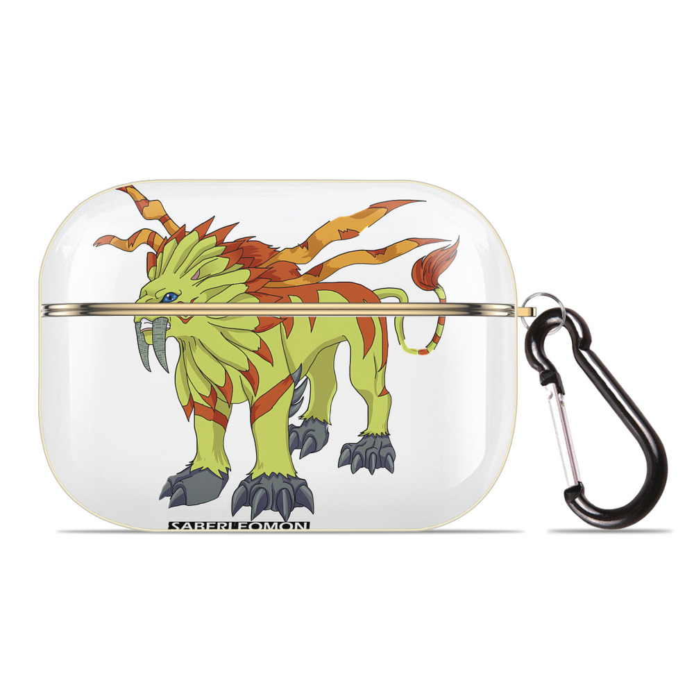 （画像用） Digimon デジタルモンスター/デジモン 【AirPods Pro用】ハードシェル保護ケース｜耐衝撃・防指紋・カラビナ付き商品仕様