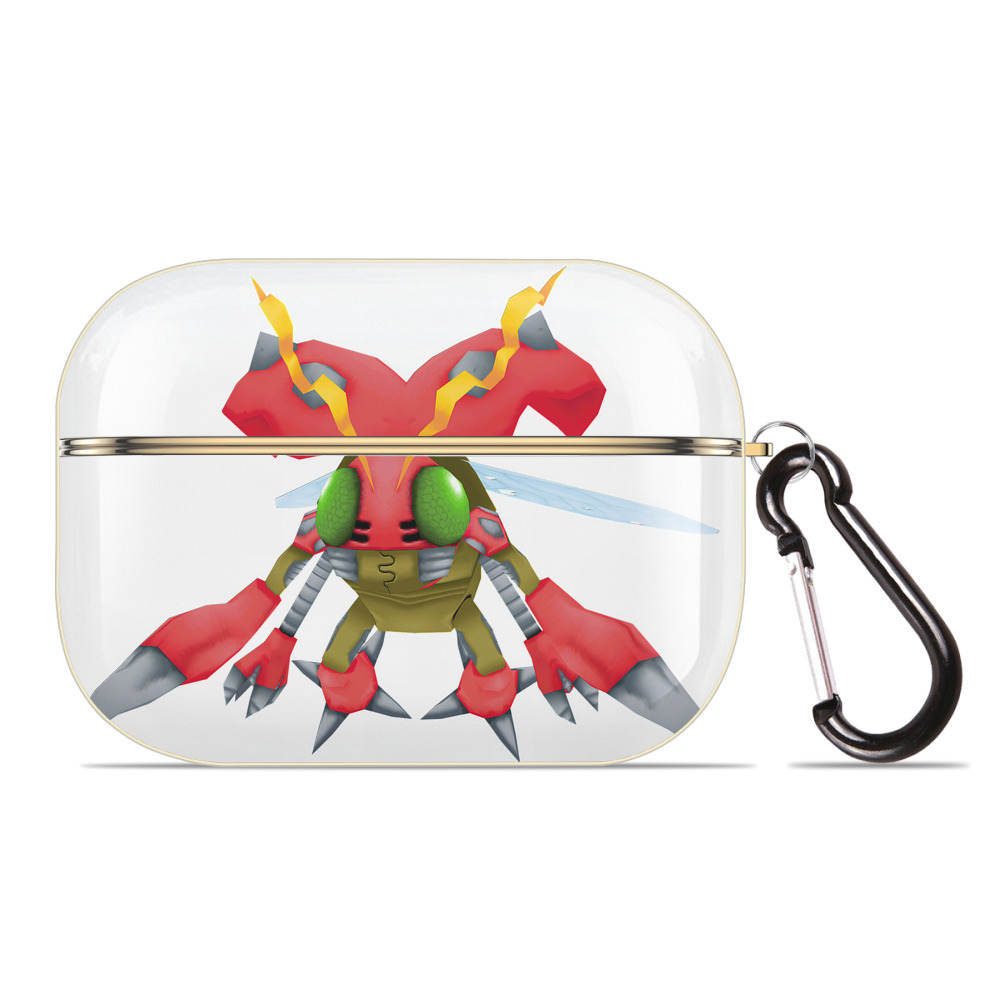 （画像用） Digimon デジタルモンスター/デジモン 【AirPods Pro用】ハードシェル保護ケース｜耐衝撃・防指紋・カラビナ付き商品仕様