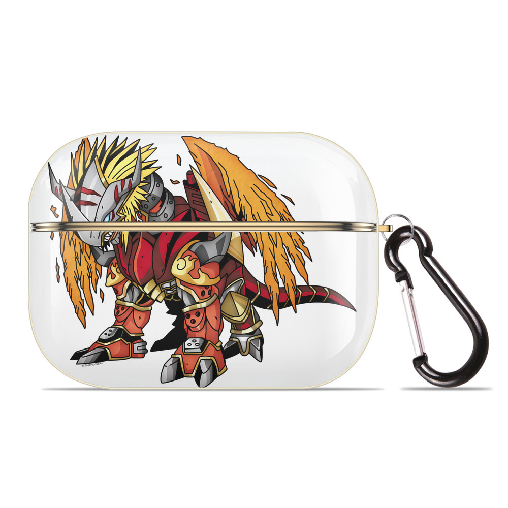 （画像用） Digimon デジタルモンスター/デジモン 【AirPods Pro用】ハードシェル保護ケース｜耐衝撃・防指紋・カラビナ付き商品仕様
