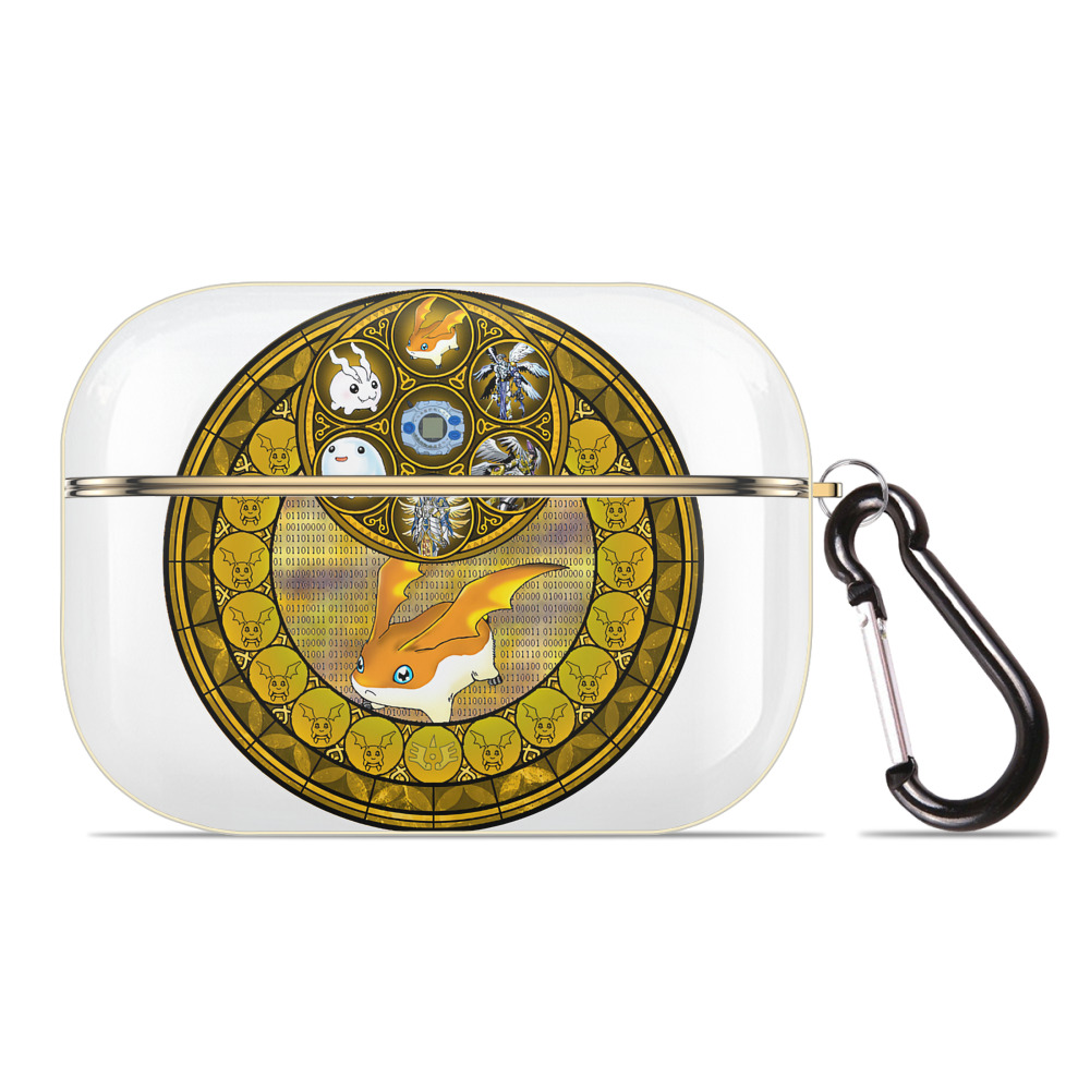 （画像用） Digimon デジタルモンスター/デジモン 【AirPods Pro用】ハードシェル保護ケース｜耐衝撃・防指紋・カラビナ付き商品仕様