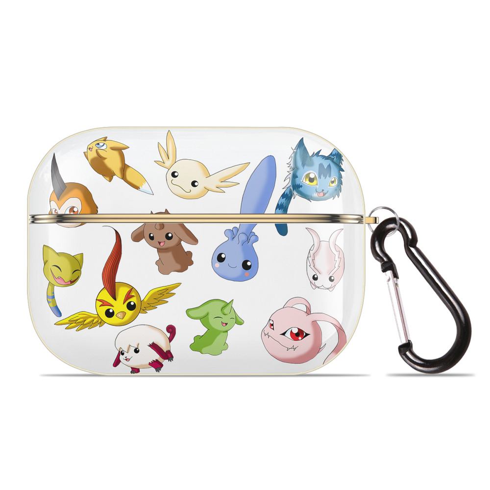 （画像用） Digimon デジタルモンスター/デジモン 【AirPods Pro用】ハードシェル保護ケース｜耐衝撃・防指紋・カラビナ付き商品仕様