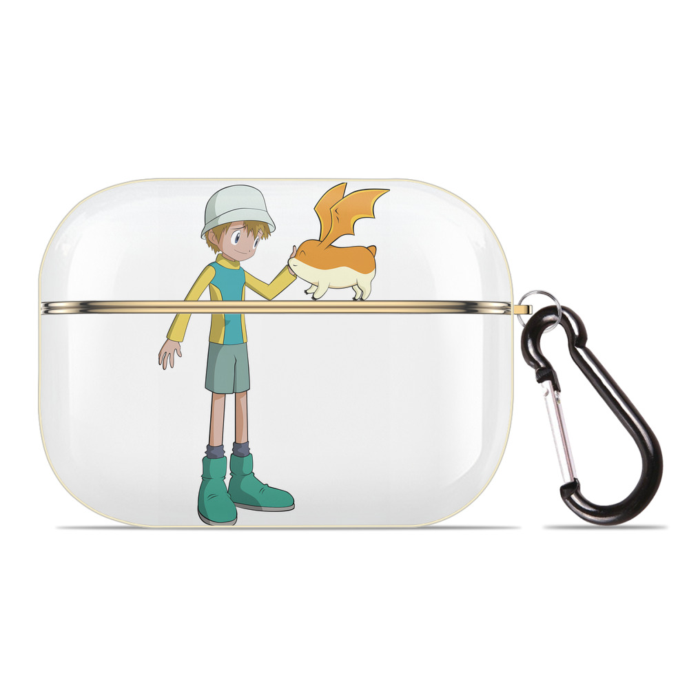 （画像用） Digimon デジタルモンスター/デジモン 【AirPods Pro用】ハードシェル保護ケース｜耐衝撃・防指紋・カラビナ付き商品仕様