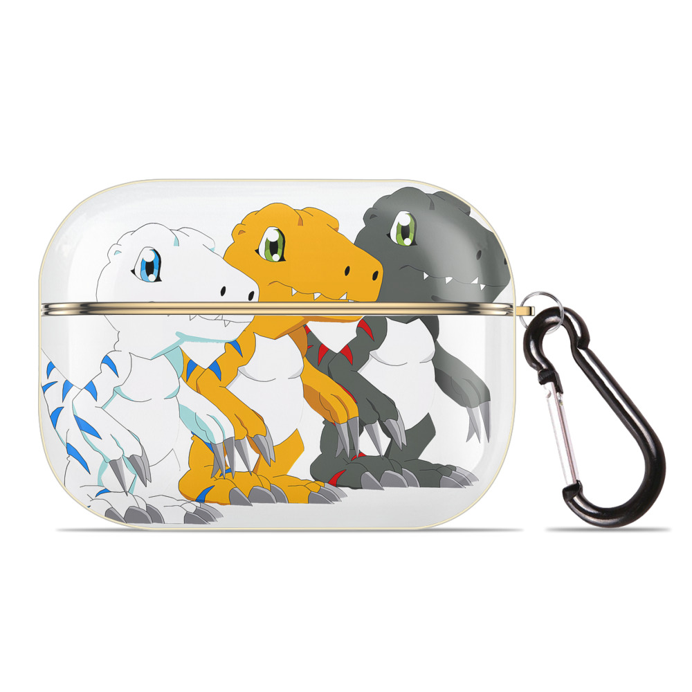 （画像用） Digimon デジタルモンスター/デジモン 【AirPods Pro用】ハードシェル保護ケース｜耐衝撃・防指紋・カラビナ付き商品仕様