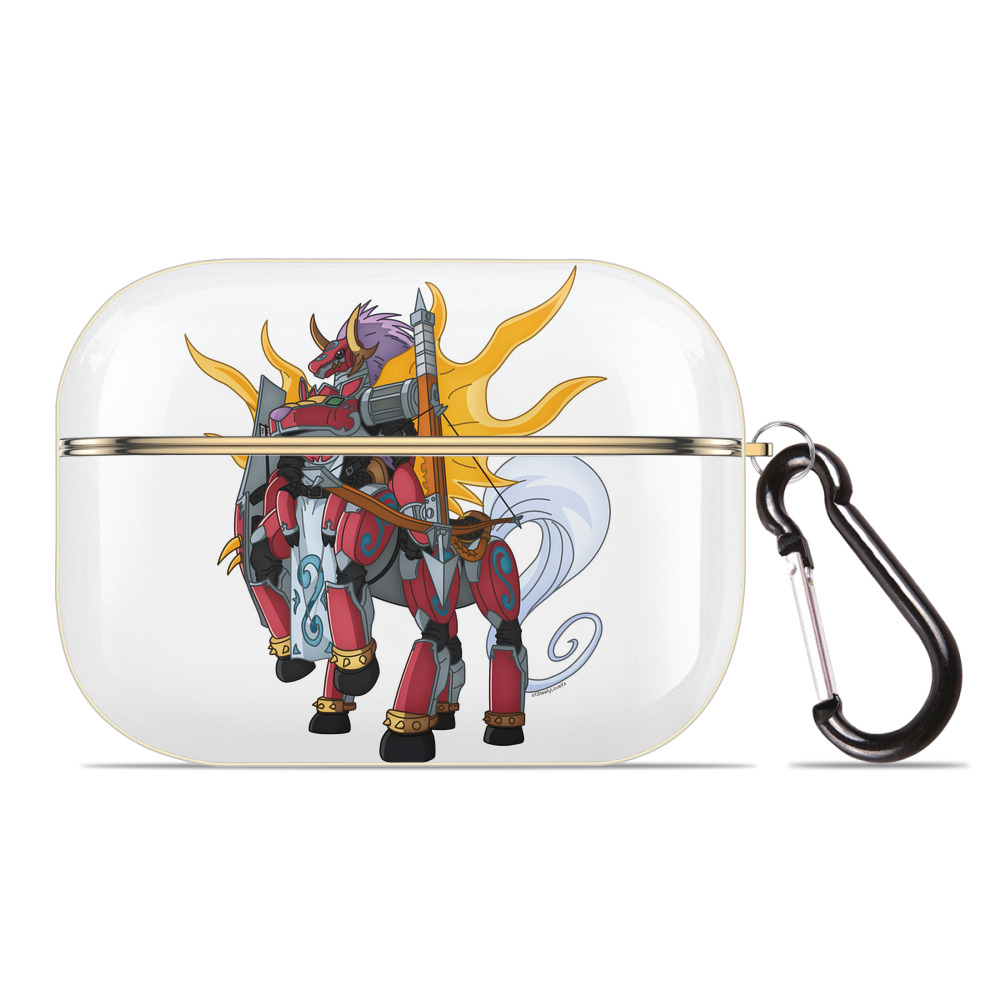 （画像用） Digimon デジタルモンスター/デジモン 【AirPods Pro用】ハードシェル保護ケース｜耐衝撃・防指紋・カラビナ付き商品仕様