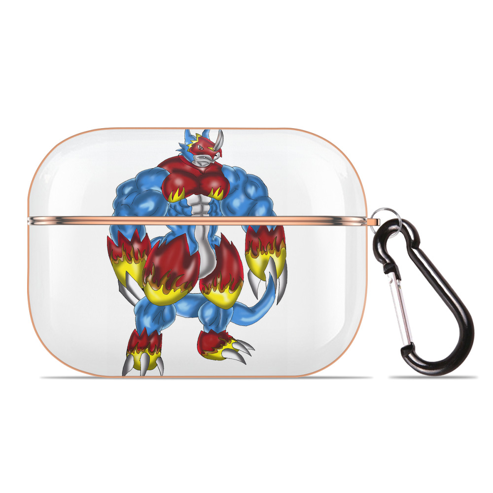 （画像用） Digimon デジタルモンスター/デジモン 【AirPods Pro用】ハードシェル保護ケース｜耐衝撃・防指紋・カラビナ付き商品仕様