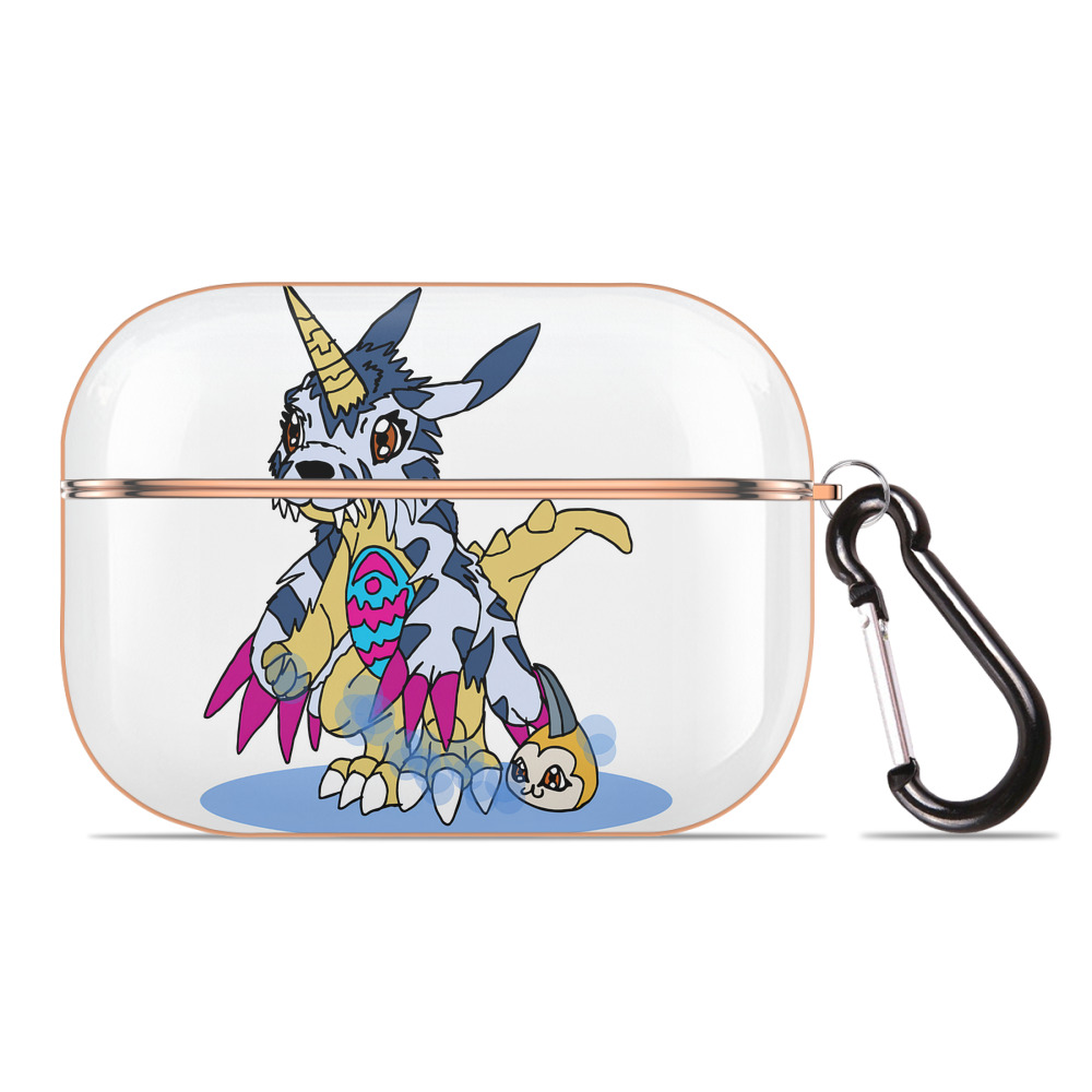 （画像用） Digimon デジタルモンスター/デジモン 【AirPods Pro用】ハードシェル保護ケース｜耐衝撃・防指紋・カラビナ付き商品仕様