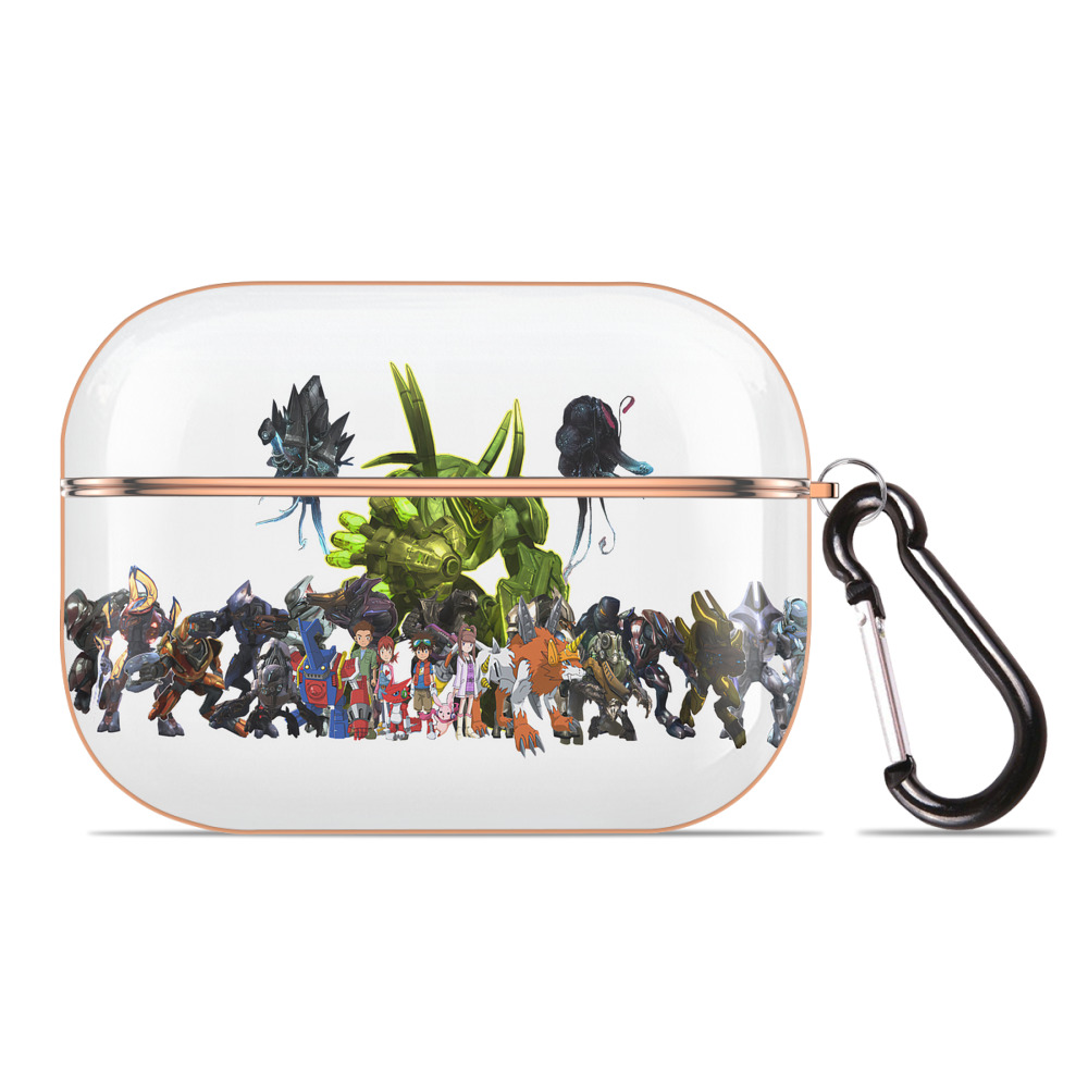 （画像用） Digimon デジタルモンスター/デジモン 【AirPods Pro用】ハードシェル保護ケース｜耐衝撃・防指紋・カラビナ付き商品仕様