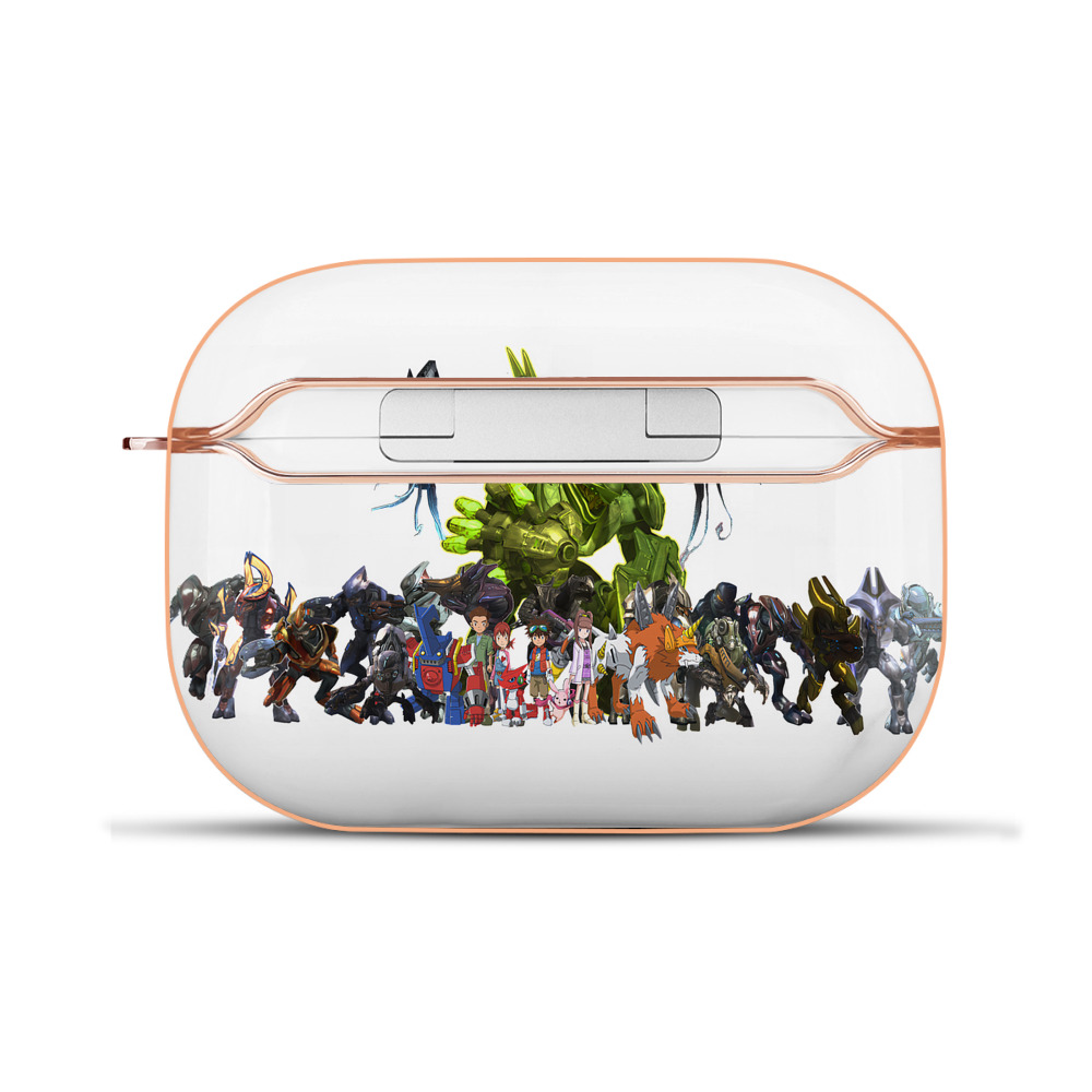 （画像用） Digimon デジタルモンスター/デジモン 【AirPods Pro用】ハードシェル保護ケース｜耐衝撃・防指紋・カラビナ付き商品仕様