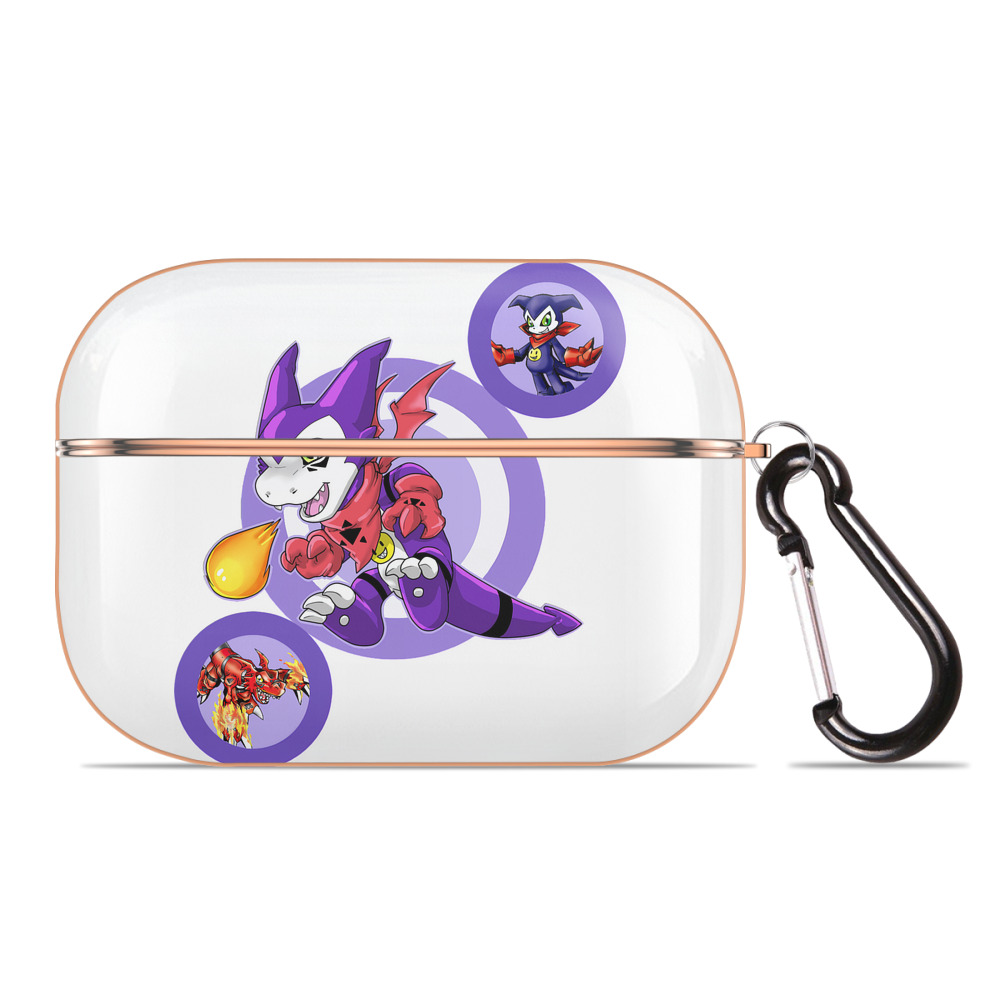 （画像用） Digimon デジタルモンスター/デジモン 【AirPods Pro用】ハードシェル保護ケース｜耐衝撃・防指紋・カラビナ付き商品仕様