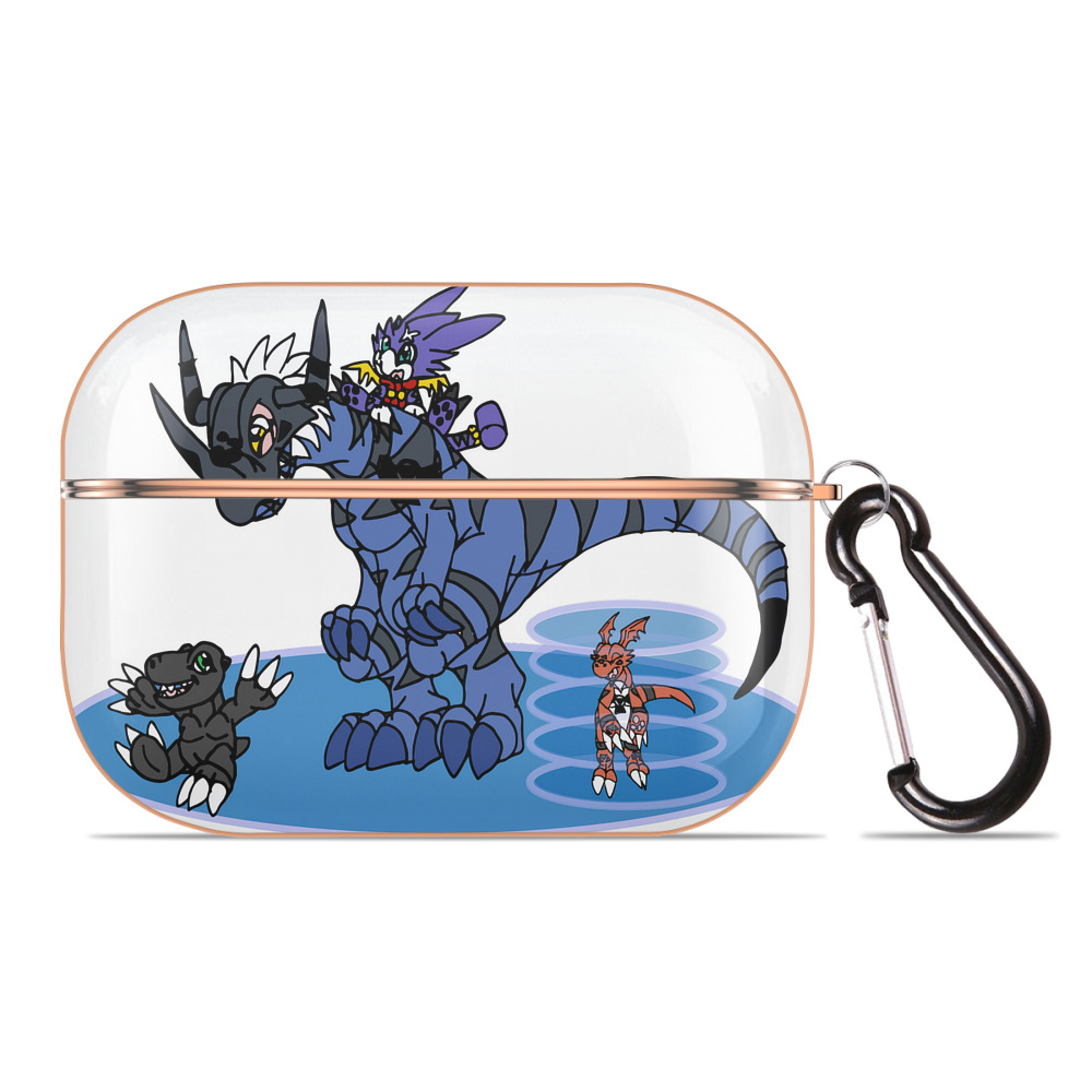 （画像用） Digimon デジタルモンスター/デジモン 【AirPods Pro用】ハードシェル保護ケース｜耐衝撃・防指紋・カラビナ付き商品仕様