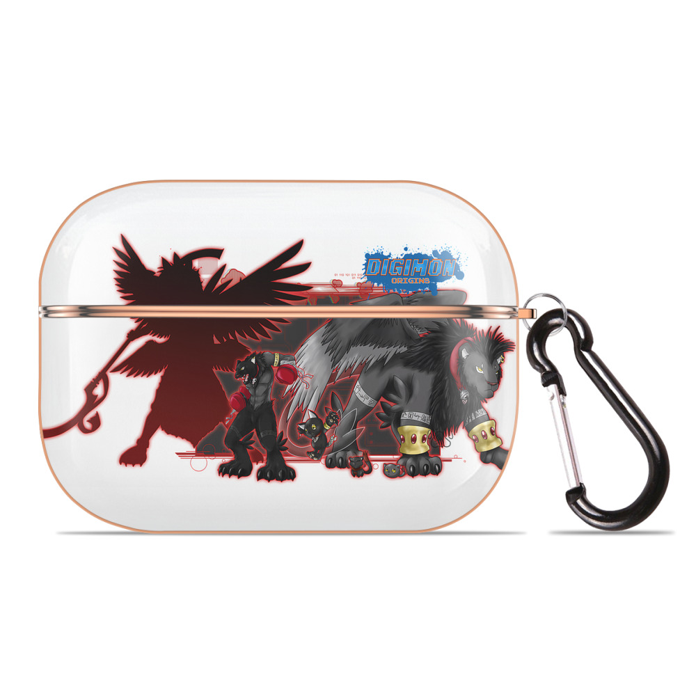 （画像用） Digimon デジタルモンスター/デジモン 【AirPods Pro用】ハードシェル保護ケース｜耐衝撃・防指紋・カラビナ付き商品仕様