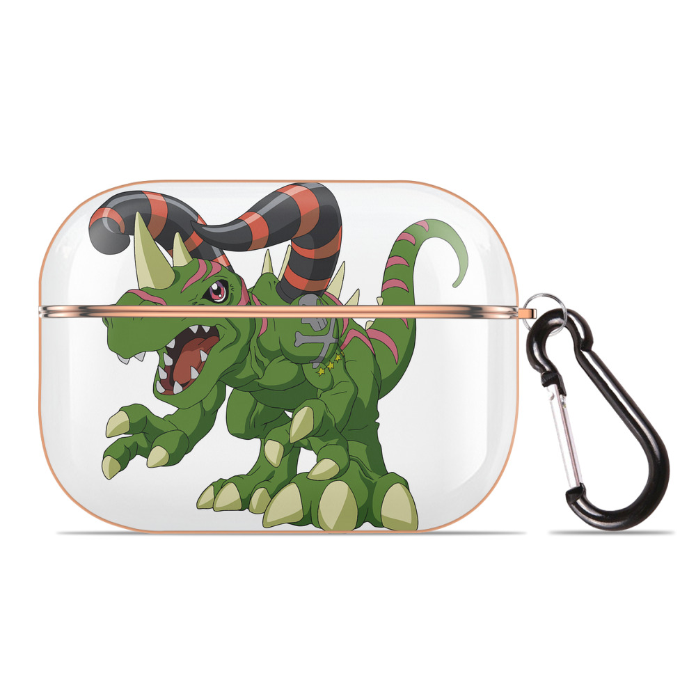 （画像用） Digimon デジタルモンスター/デジモン 【AirPods Pro用】ハードシェル保護ケース｜耐衝撃・防指紋・カラビナ付き商品仕様
