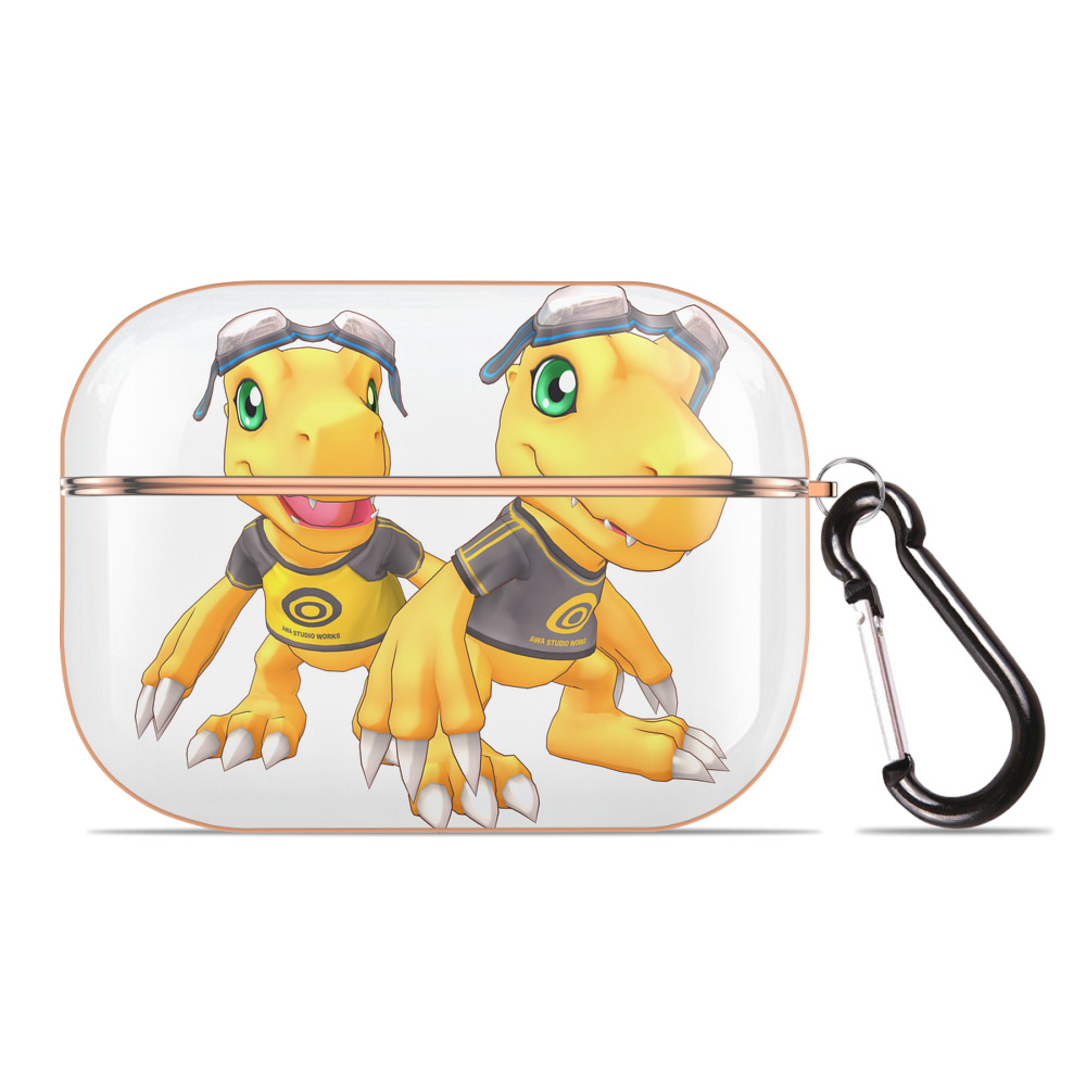 （画像用） Digimon デジタルモンスター/デジモン 【AirPods Pro用】ハードシェル保護ケース｜耐衝撃・防指紋・カラビナ付き商品仕様