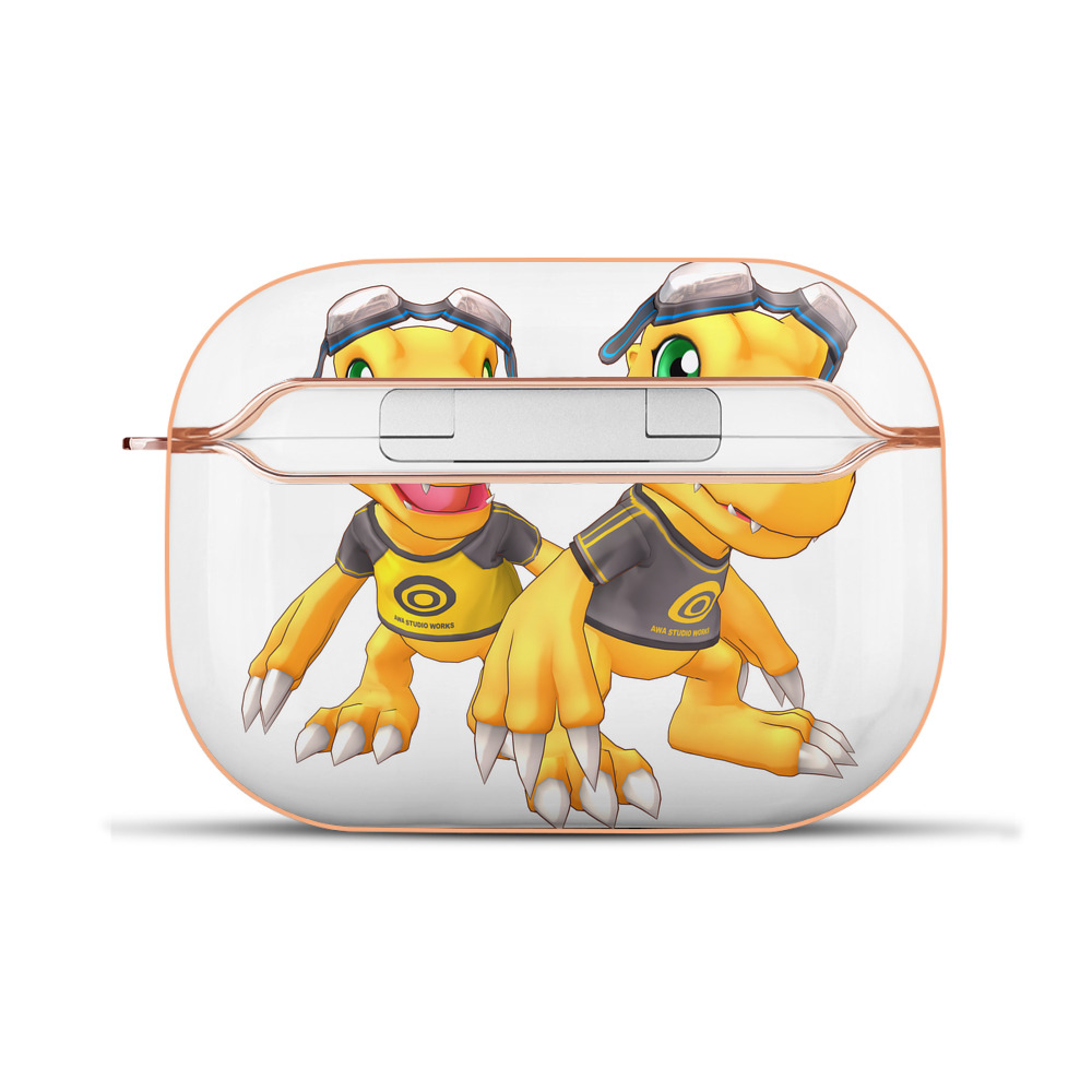 （画像用） Digimon デジタルモンスター/デジモン 【AirPods Pro用】ハードシェル保護ケース｜耐衝撃・防指紋・カラビナ付き商品仕様