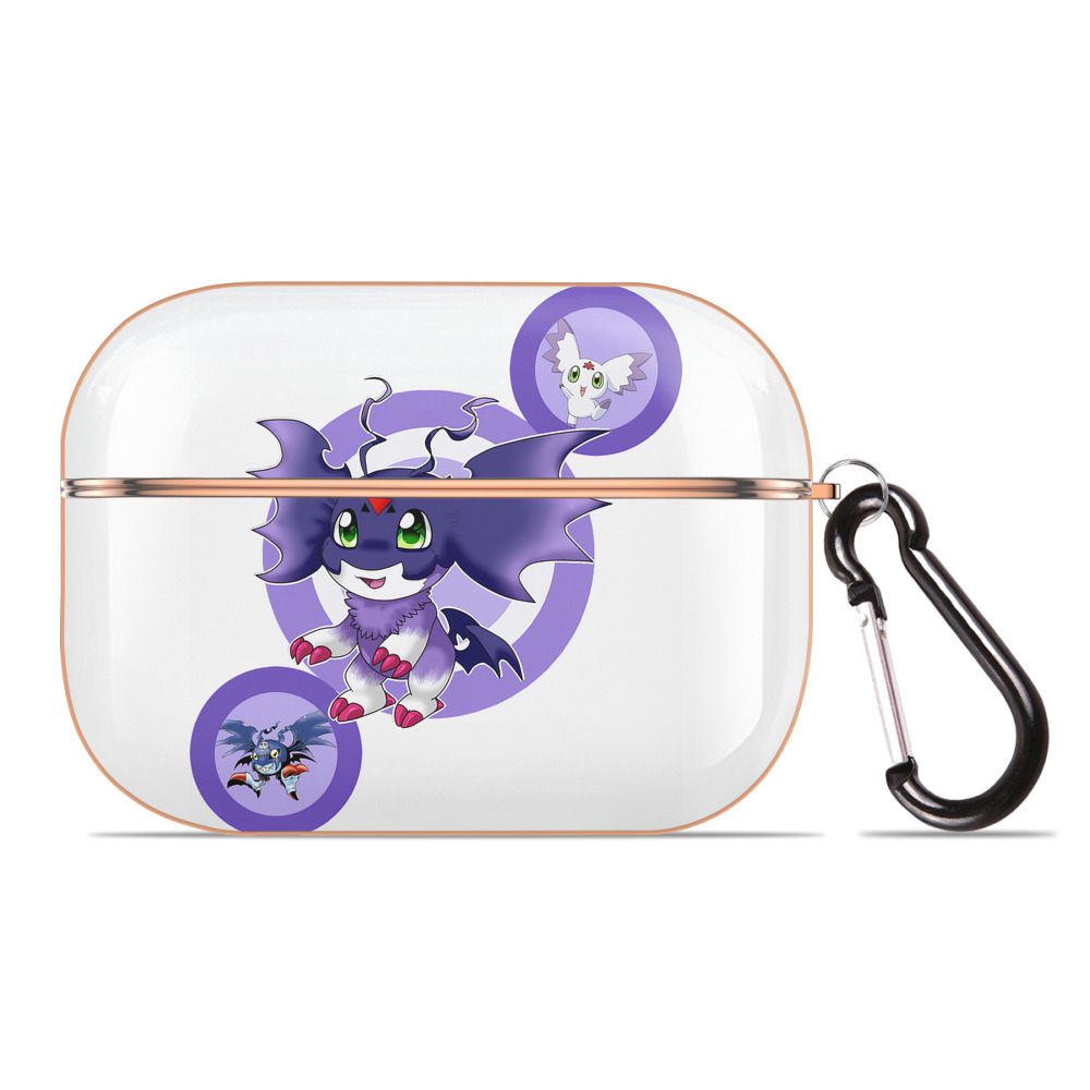 （画像用） Digimon デジタルモンスター/デジモン 【AirPods Pro用】ハードシェル保護ケース｜耐衝撃・防指紋・カラビナ付き商品仕様