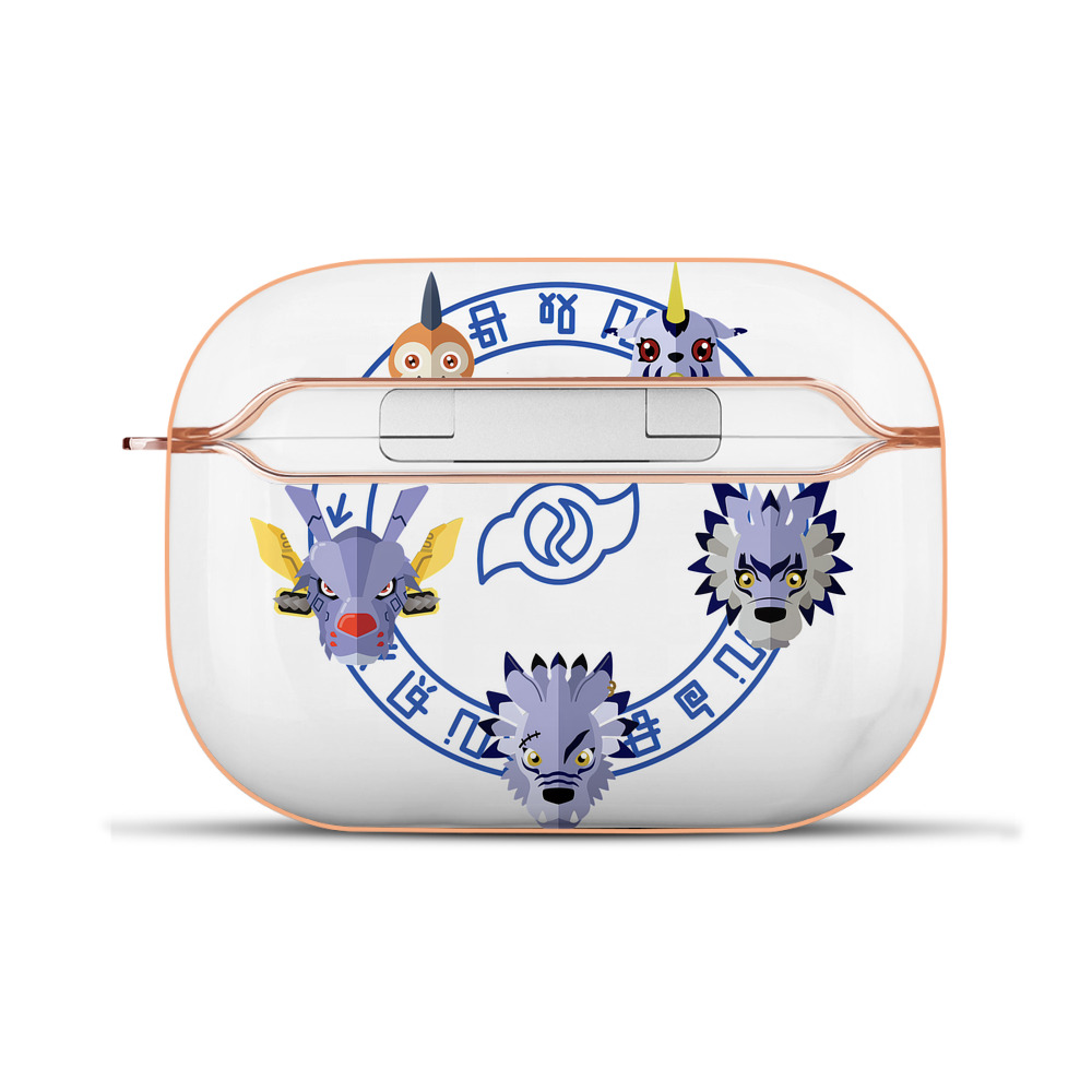 （画像用） Digimon デジタルモンスター/デジモン 【AirPods Pro用】ハードシェル保護ケース｜耐衝撃・防指紋・カラビナ付き商品仕様