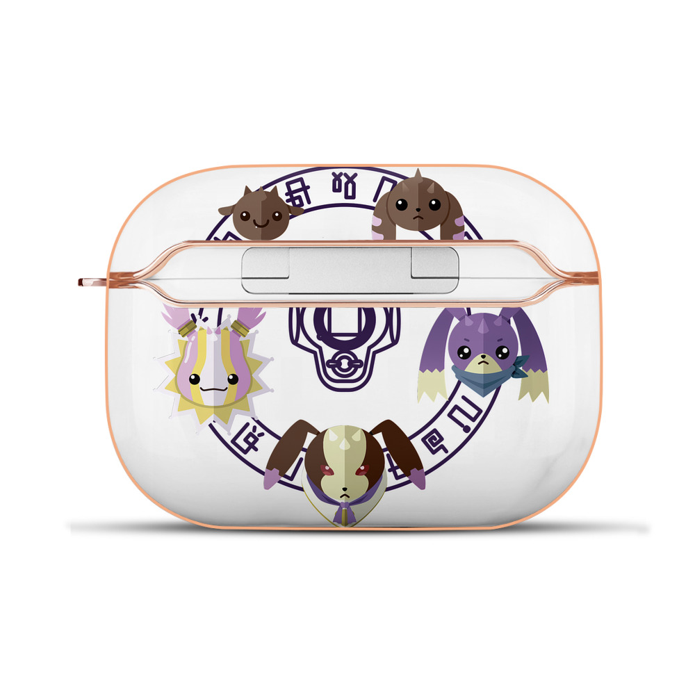 （画像用） Digimon デジタルモンスター/デジモン 【AirPods Pro用】ハードシェル保護ケース｜耐衝撃・防指紋・カラビナ付き商品仕様