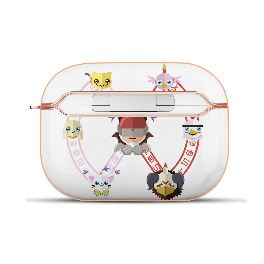 （画像用） Digimon デジタルモンスター/デジモン 【AirPods Pro用】ハードシェル保護ケース｜耐衝撃・防指紋・カラビナ付き商品仕様