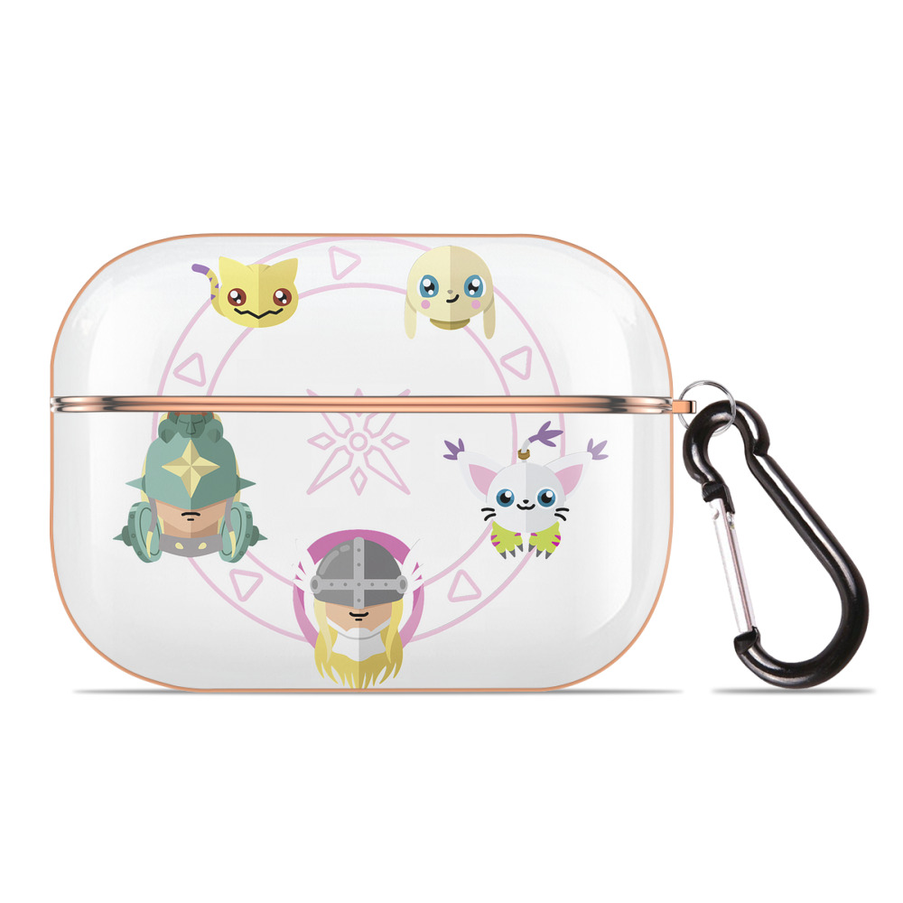 （画像用） Digimon デジタルモンスター/デジモン 【AirPods Pro用】ハードシェル保護ケース｜耐衝撃・防指紋・カラビナ付き商品仕様