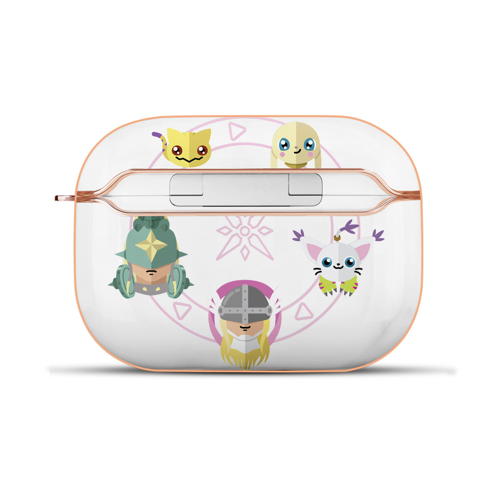 （画像用） Digimon デジタルモンスター/デジモン 【AirPods Pro用】ハードシェル保護ケース｜耐衝撃・防指紋・カラビナ付き商品仕様
