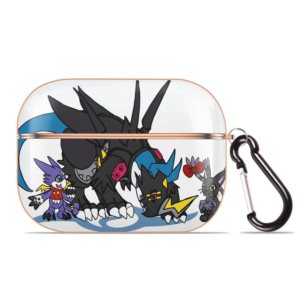 （画像用） Digimon デジタルモンスター/デジモン 【AirPods Pro用】ハードシェル保護ケース｜耐衝撃・防指紋・カラビナ付き商品仕様