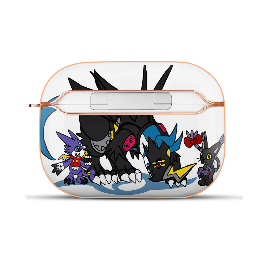 （画像用） Digimon デジタルモンスター/デジモン 【AirPods Pro用】ハードシェル保護ケース｜耐衝撃・防指紋・カラビナ付き商品仕様