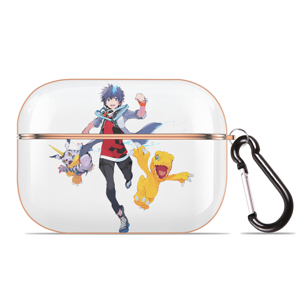 （画像用） Digimon デジタルモンスター/デジモン 【AirPods Pro用】ハードシェル保護ケース｜耐衝撃・防指紋・カラビナ付き商品仕様