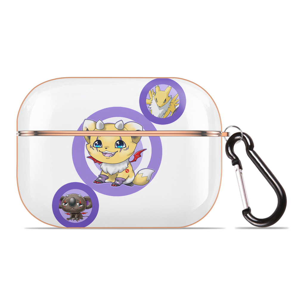 （画像用） Digimon デジタルモンスター/デジモン 【AirPods Pro用】ハードシェル保護ケース｜耐衝撃・防指紋・カラビナ付き商品仕様