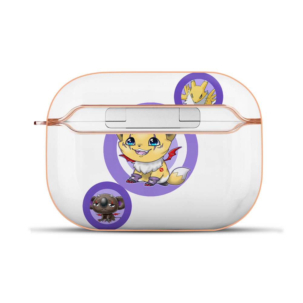 （画像用） Digimon デジタルモンスター/デジモン 【AirPods Pro用】ハードシェル保護ケース｜耐衝撃・防指紋・カラビナ付き商品仕様