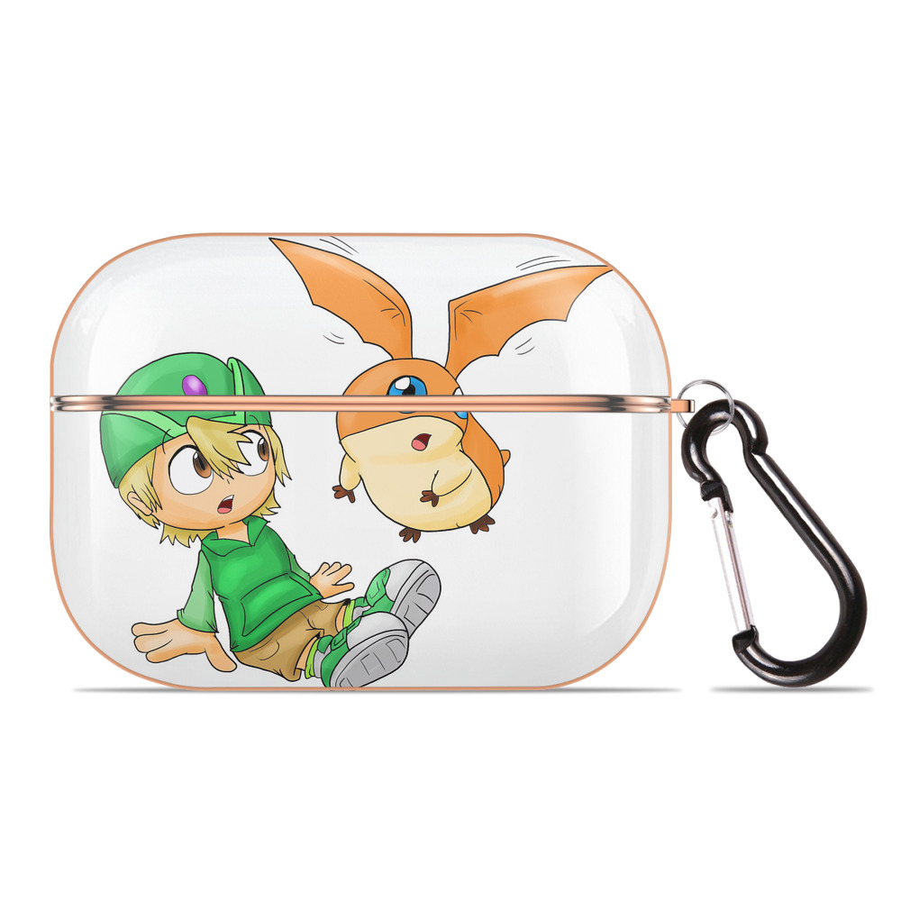 （画像用） Digimon デジタルモンスター/デジモン 【AirPods Pro用】ハードシェル保護ケース｜耐衝撃・防指紋・カラビナ付き商品仕様