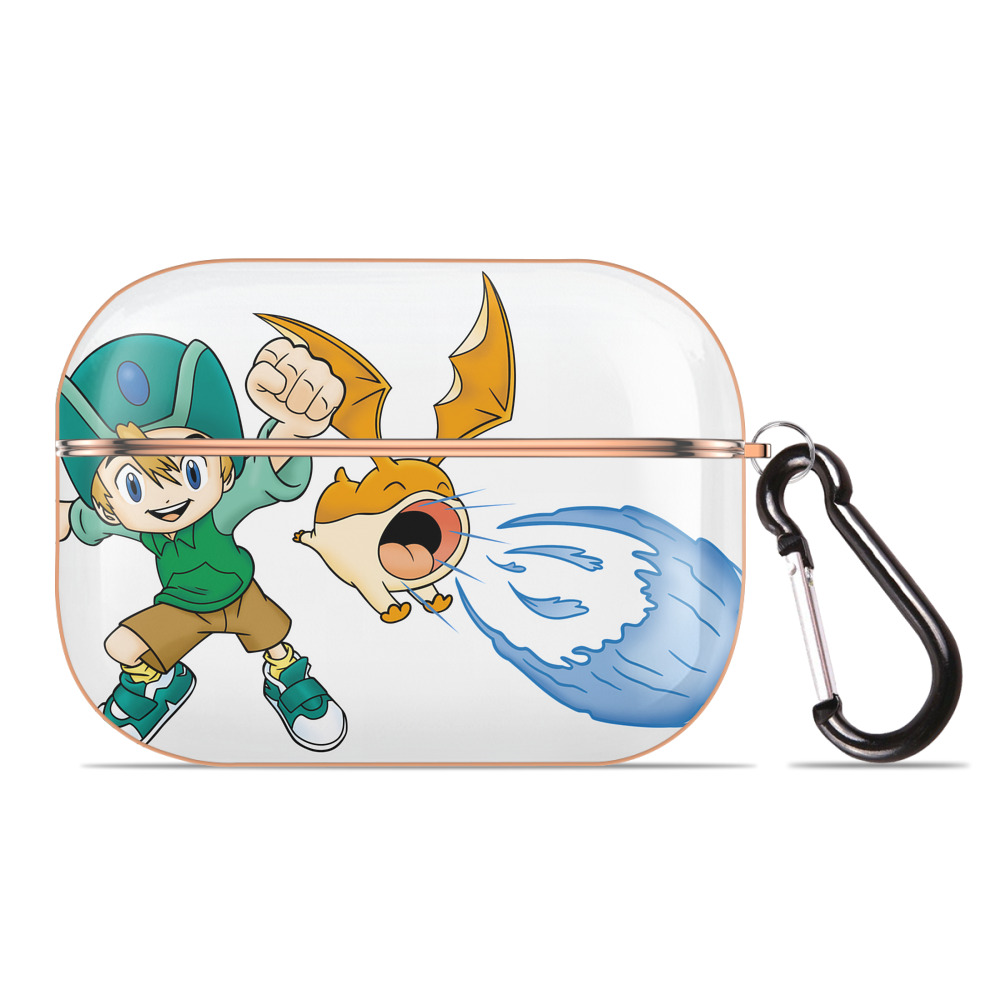 （画像用） Digimon デジタルモンスター/デジモン 【AirPods Pro用】ハードシェル保護ケース｜耐衝撃・防指紋・カラビナ付き商品仕様