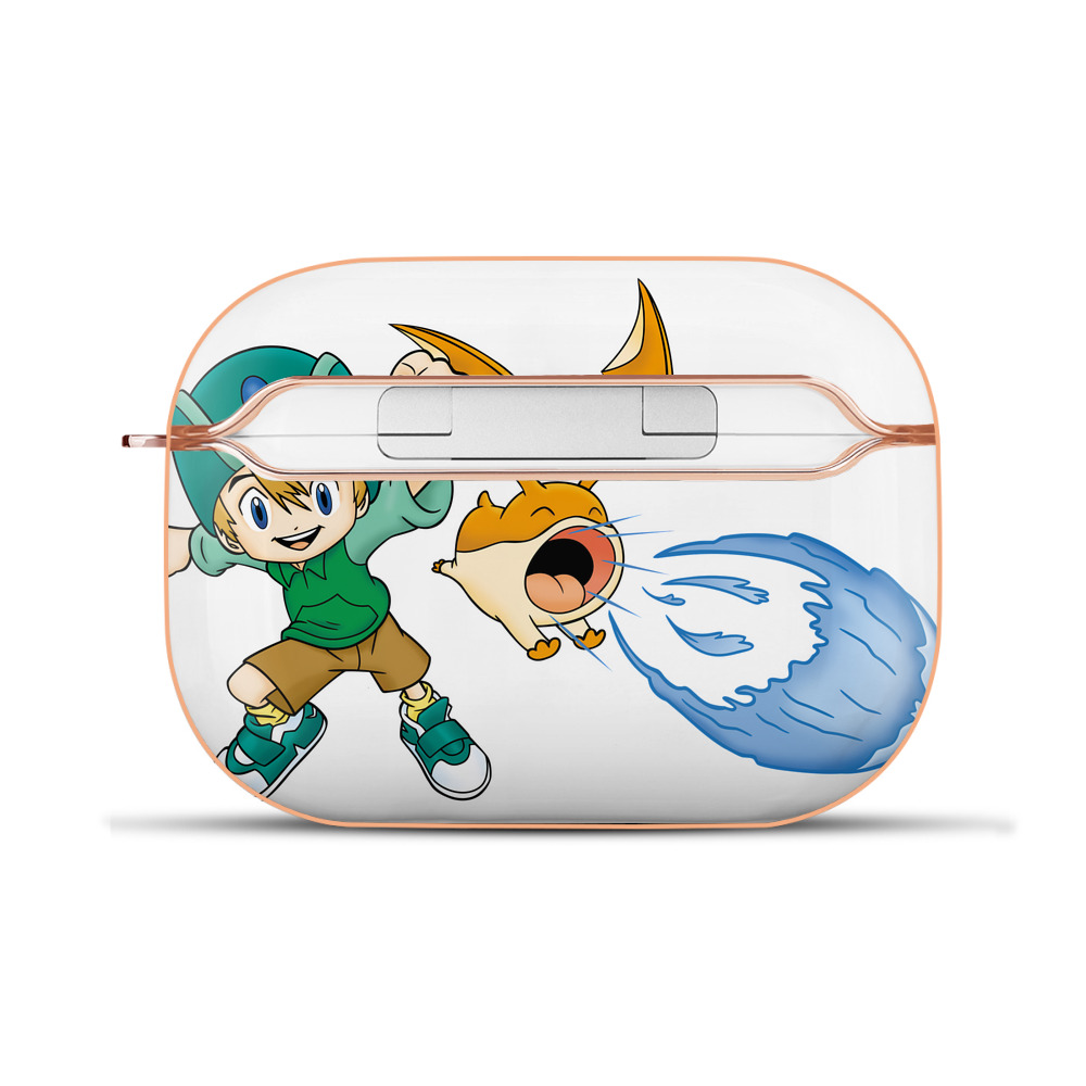 （画像用） Digimon デジタルモンスター/デジモン 【AirPods Pro用】ハードシェル保護ケース｜耐衝撃・防指紋・カラビナ付き商品仕様