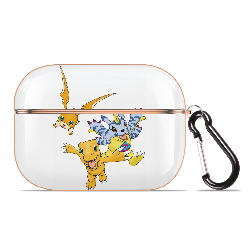 （画像用） Digimon デジタルモンスター/デジモン 【AirPods Pro用】ハードシェル保護ケース｜耐衝撃・防指紋・カラビナ付き商品仕様
