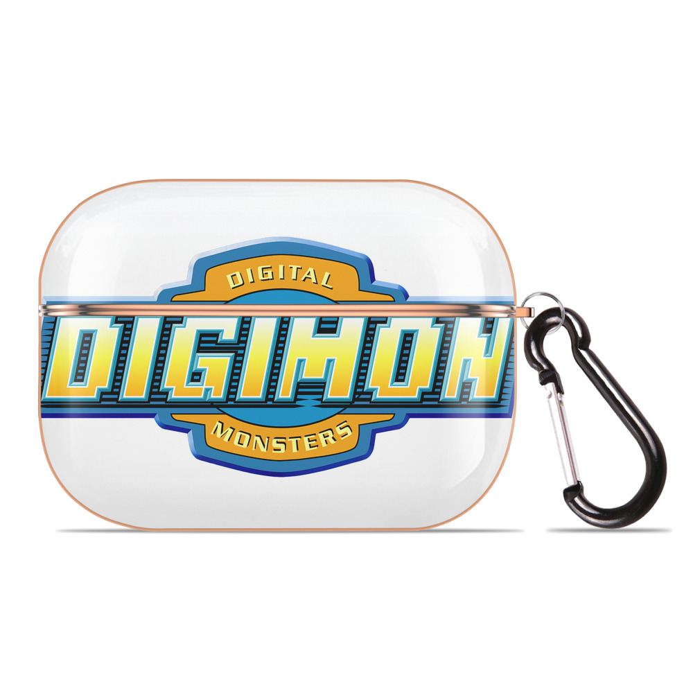 （画像用） Digimon デジタルモンスター/デジモン 【AirPods Pro用】ハードシェル保護ケース｜耐衝撃・防指紋・カラビナ付き商品仕様