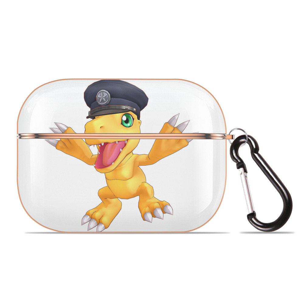 （画像用） Digimon デジタルモンスター/デジモン 【AirPods Pro用】ハードシェル保護ケース｜耐衝撃・防指紋・カラビナ付き商品仕様