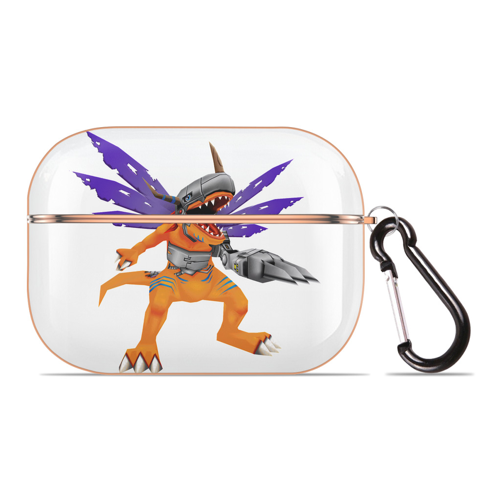（画像用） Digimon デジタルモンスター/デジモン 【AirPods Pro用】ハードシェル保護ケース｜耐衝撃・防指紋・カラビナ付き商品仕様