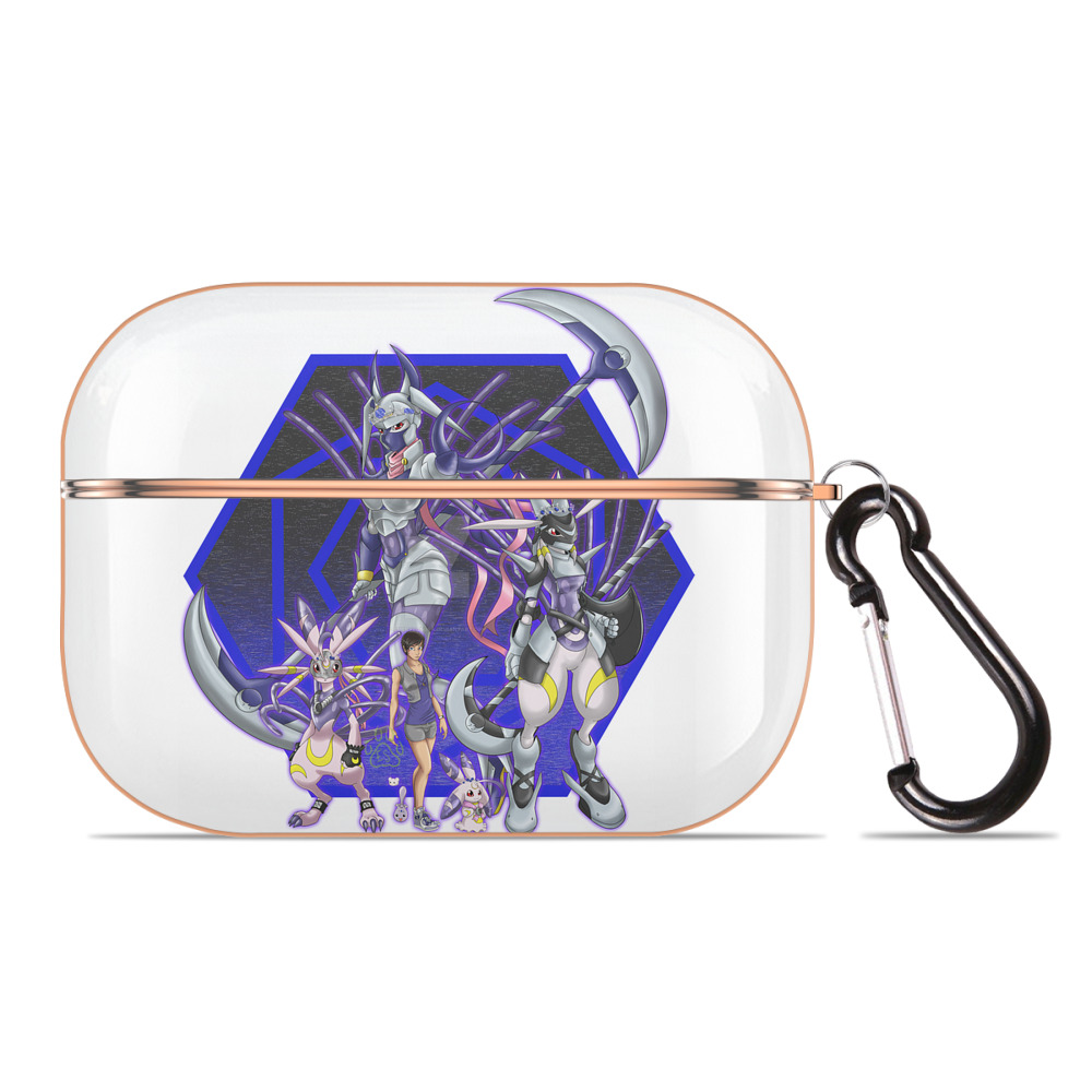 （画像用） Digimon デジタルモンスター/デジモン 【AirPods Pro用】ハードシェル保護ケース｜耐衝撃・防指紋・カラビナ付き商品仕様