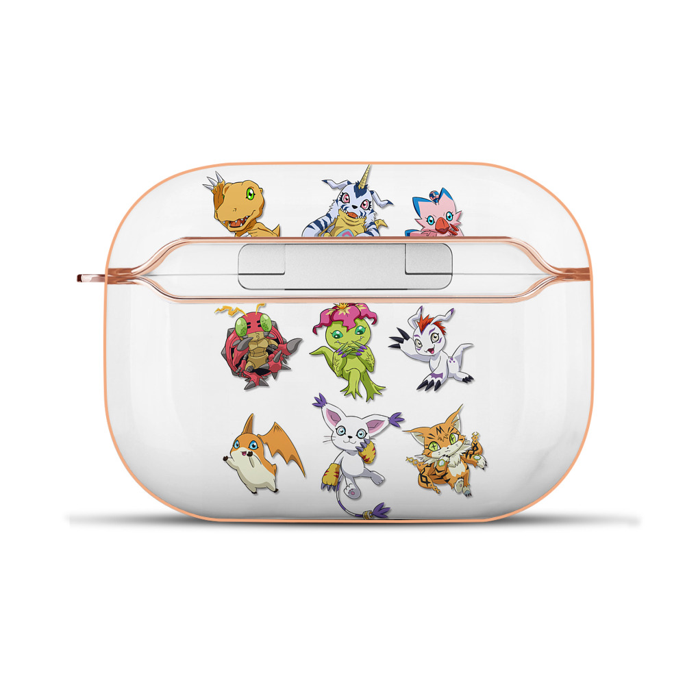 （画像用） Digimon デジタルモンスター/デジモン 【AirPods Pro用】ハードシェル保護ケース｜耐衝撃・防指紋・カラビナ付き商品仕様