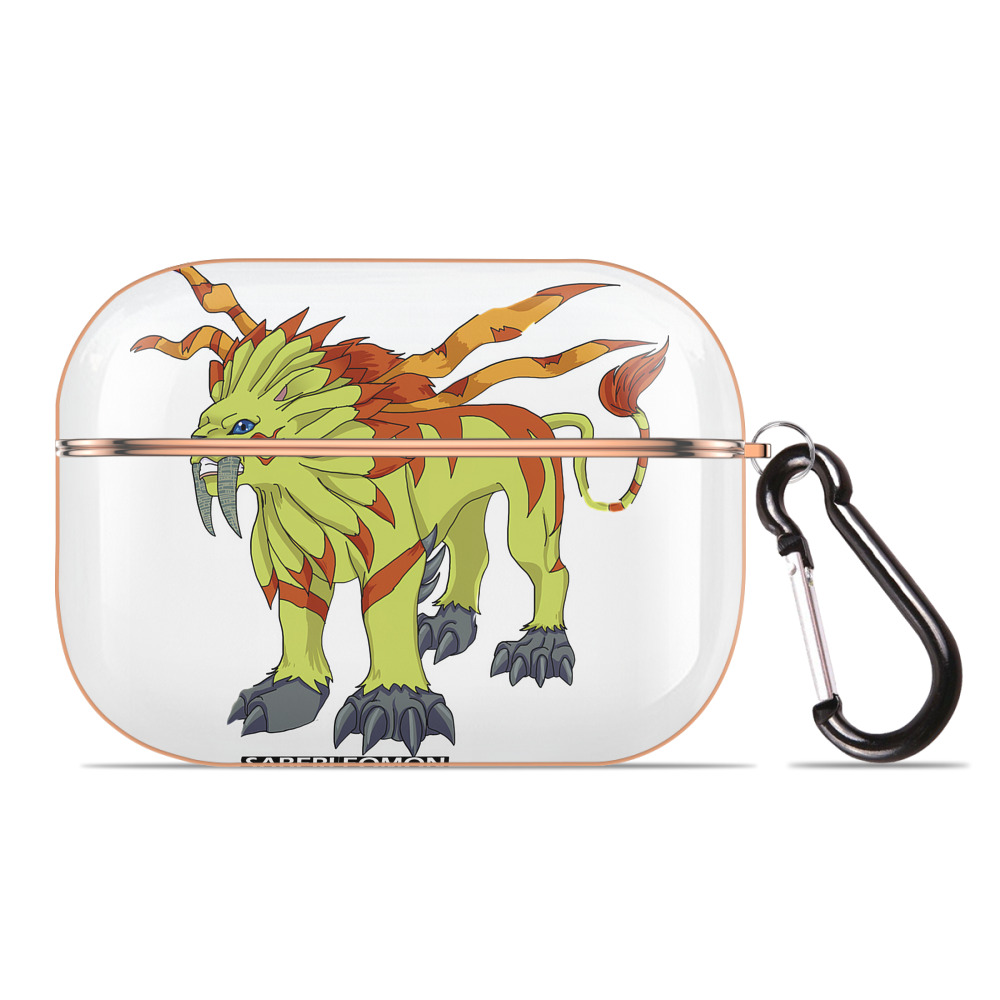 （画像用） Digimon デジタルモンスター/デジモン 【AirPods Pro用】ハードシェル保護ケース｜耐衝撃・防指紋・カラビナ付き商品仕様