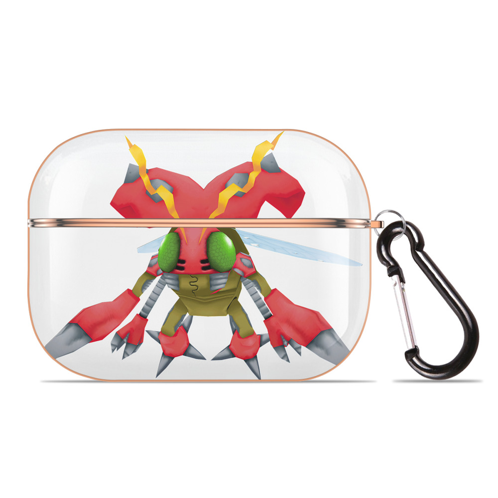 （画像用） Digimon デジタルモンスター/デジモン 【AirPods Pro用】ハードシェル保護ケース｜耐衝撃・防指紋・カラビナ付き商品仕様