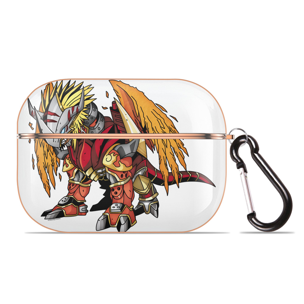（画像用） Digimon デジタルモンスター/デジモン 【AirPods Pro用】ハードシェル保護ケース｜耐衝撃・防指紋・カラビナ付き商品仕様
