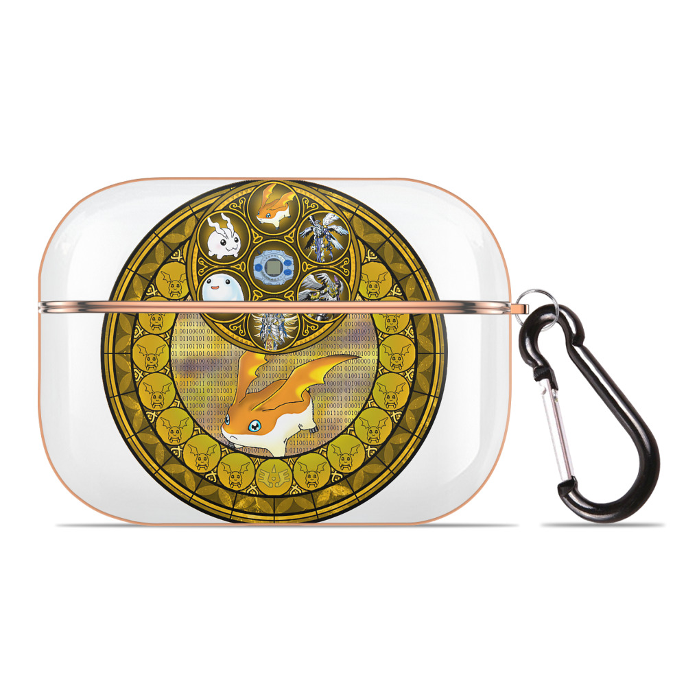 （画像用） Digimon デジタルモンスター/デジモン 【AirPods Pro用】ハードシェル保護ケース｜耐衝撃・防指紋・カラビナ付き商品仕様