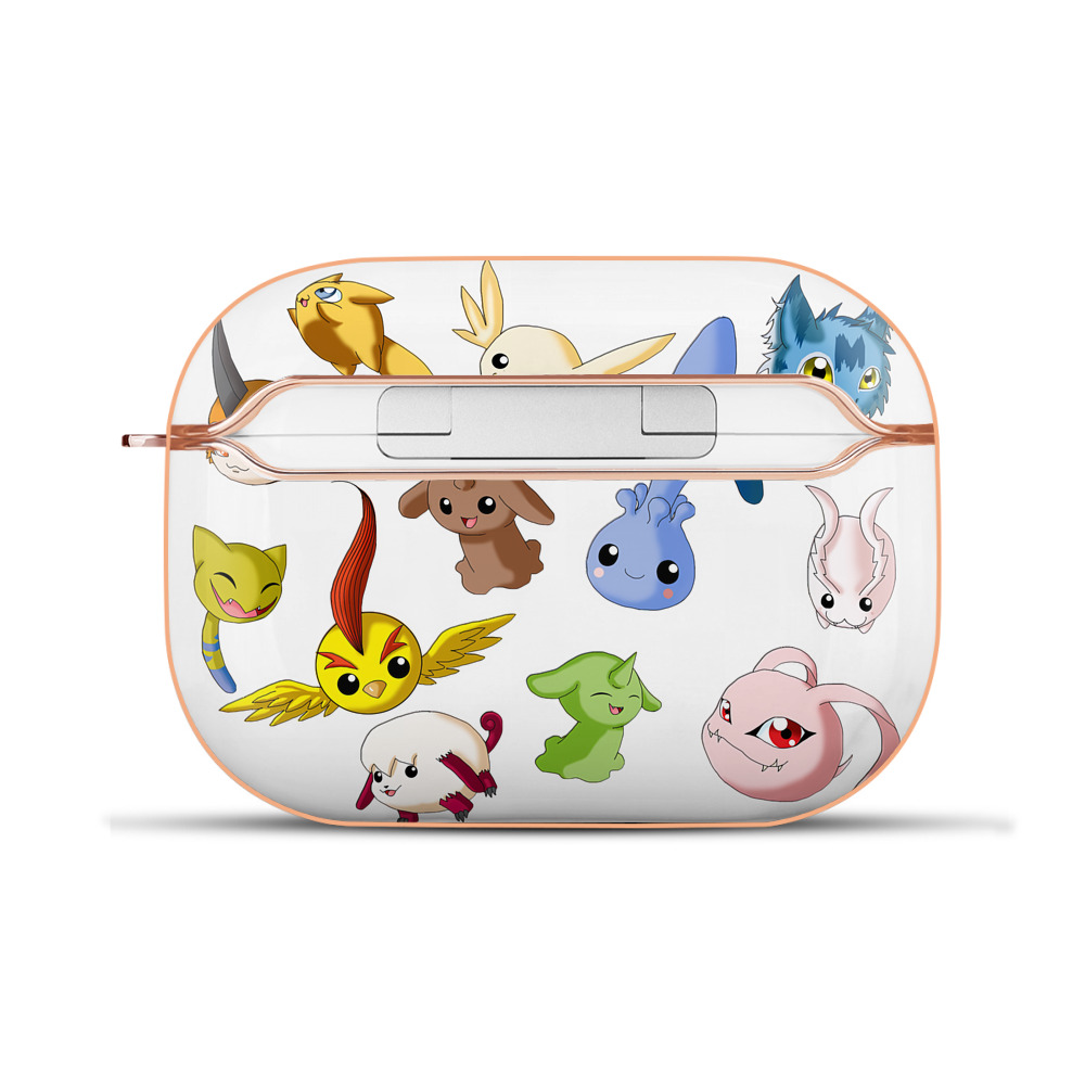 （画像用） Digimon デジタルモンスター/デジモン 【AirPods Pro用】ハードシェル保護ケース｜耐衝撃・防指紋・カラビナ付き商品仕様